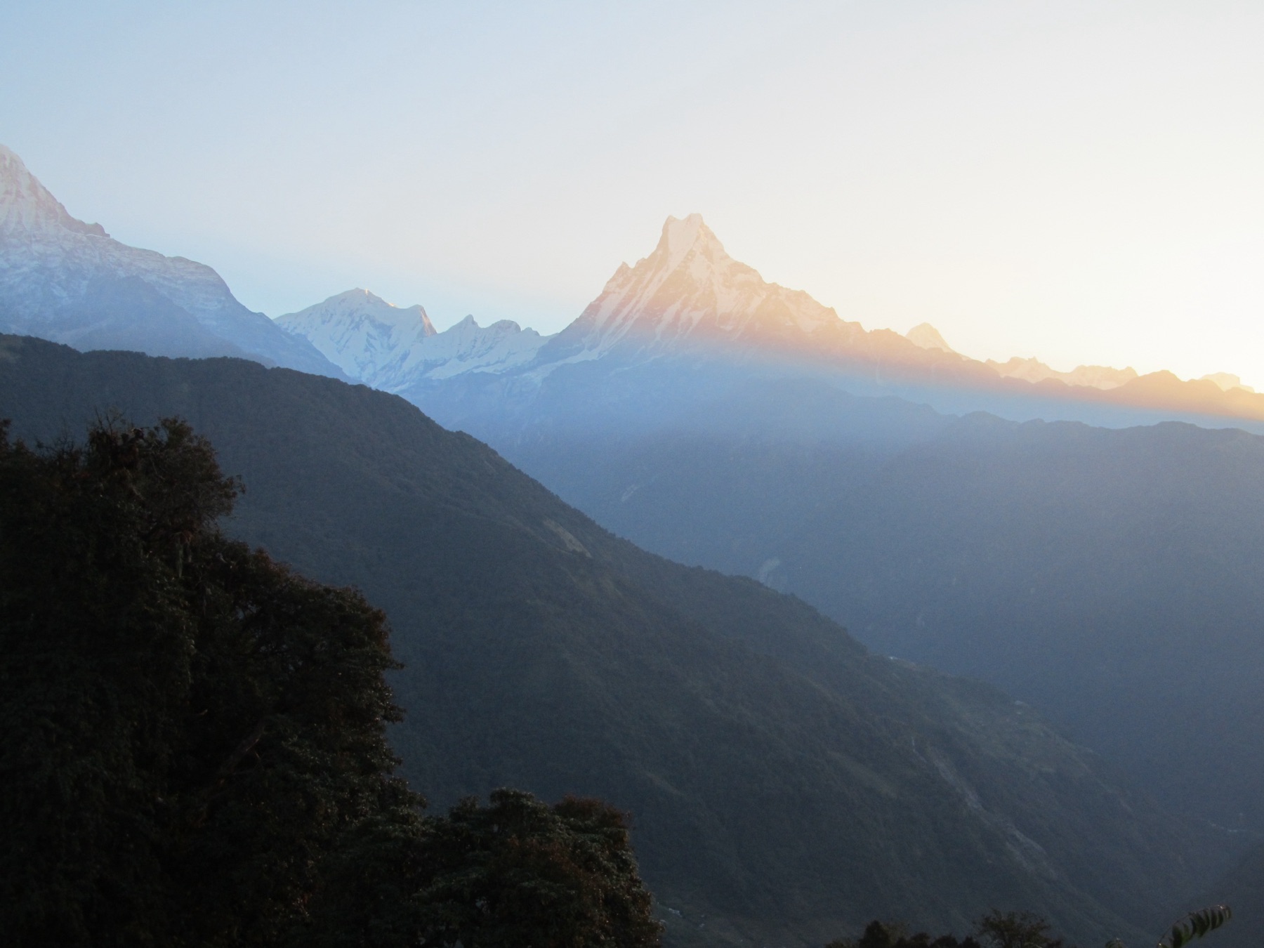 Mountains at first light